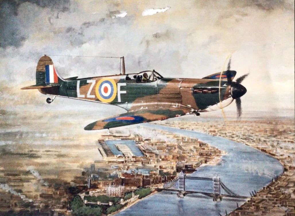 Spitfire over London