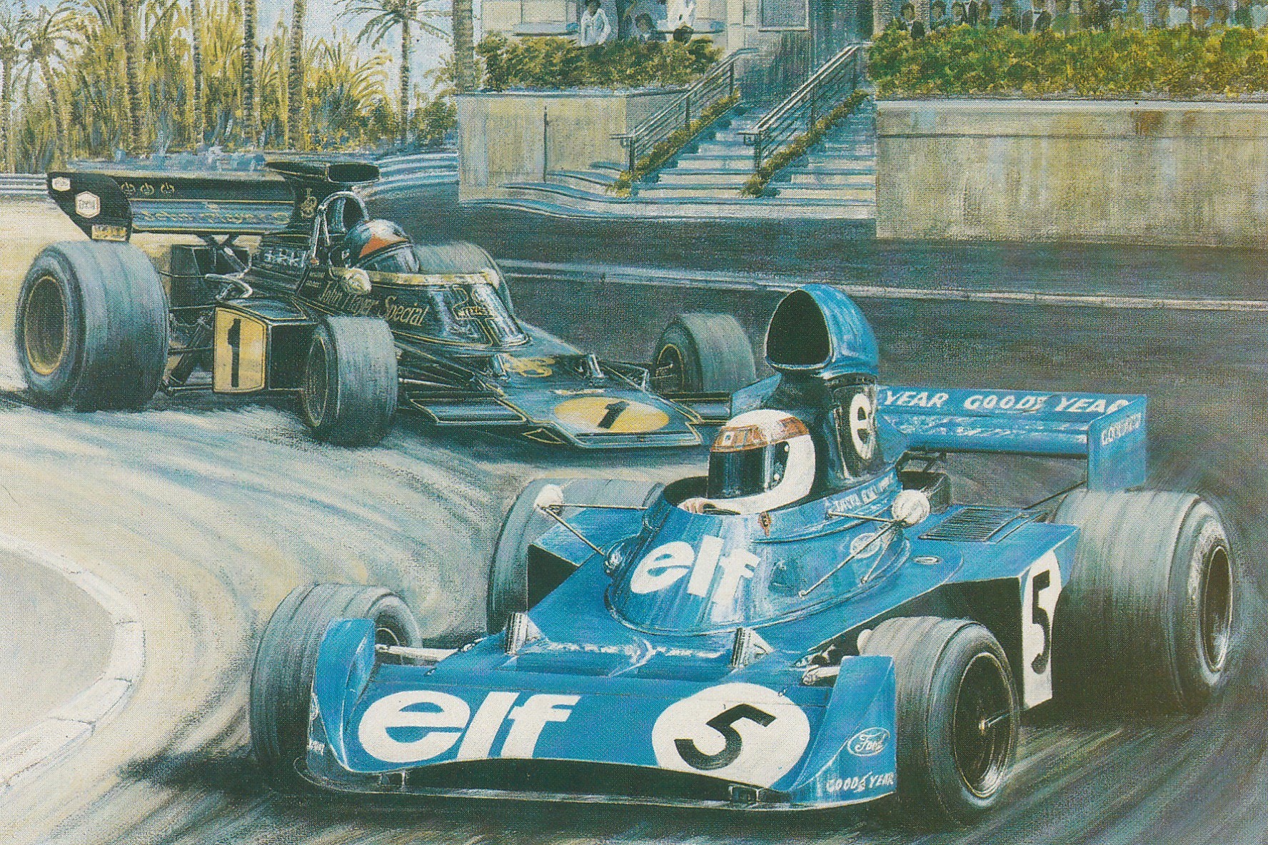 Stewart and Fitapaldi Monaco 1973